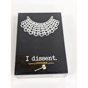 I Dissent A Game Of Supreme Opinions RBG Ruth Bader Ginsberg Trivia Game NEW